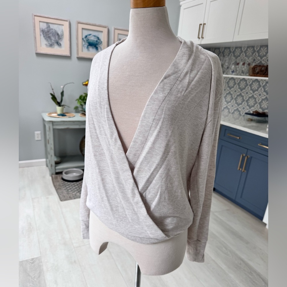 Athleta  Light beige Wrap Sweater